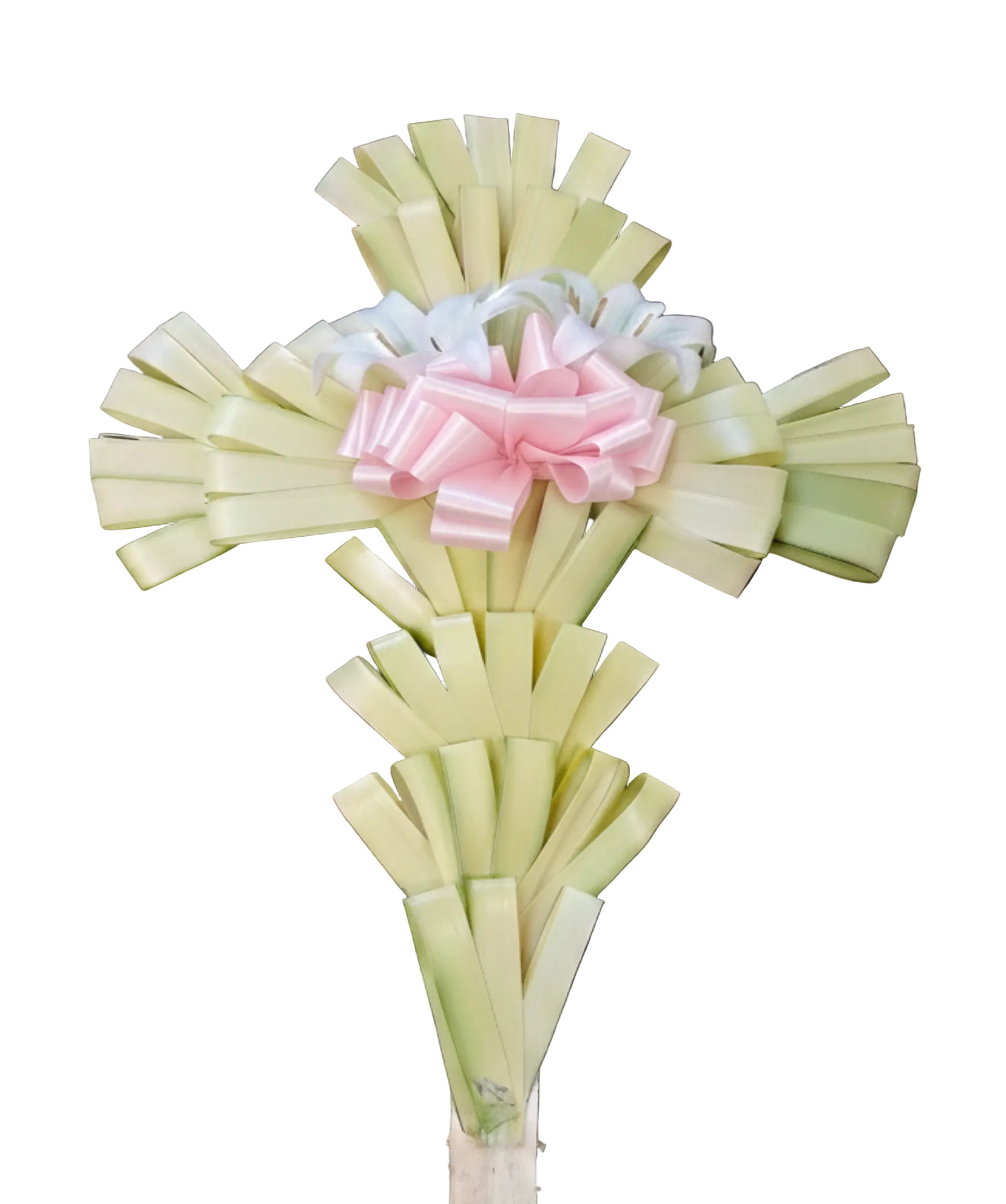 Fresh Medium Palm Cross 30"