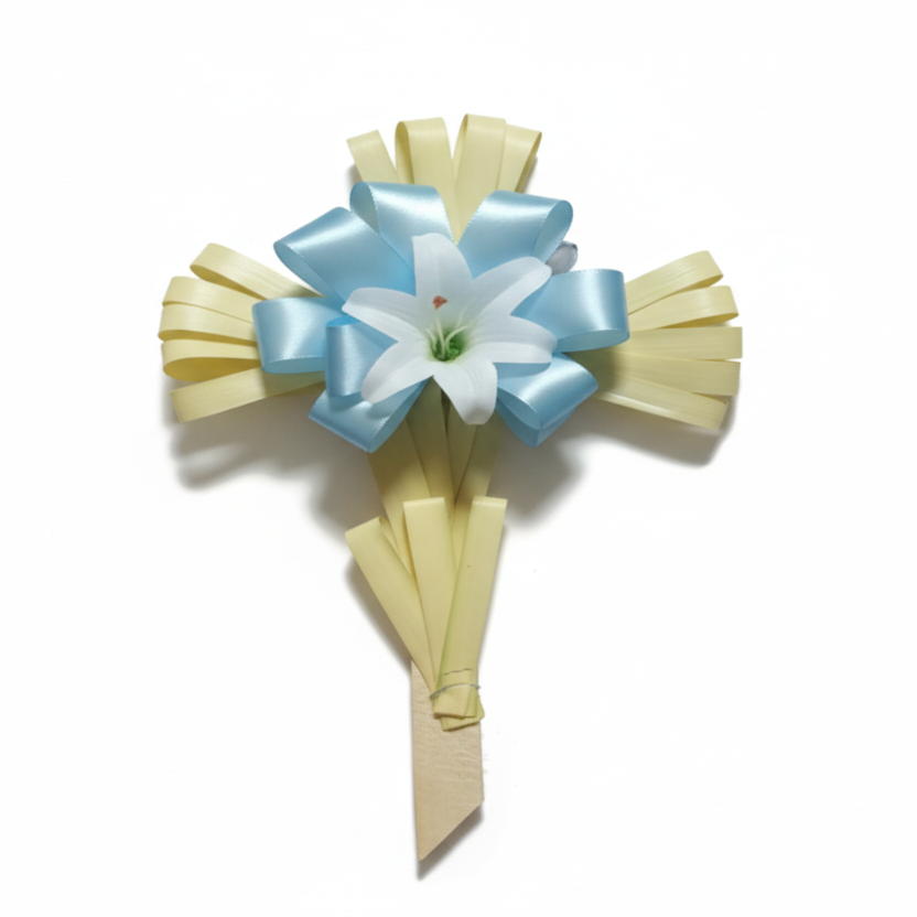 Fresh Small Palm Crosses 20"