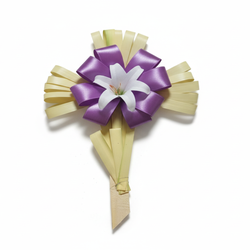 Fresh Small Palm Crosses 20"