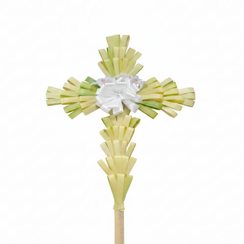 Fresh Large Palm Cross 36"